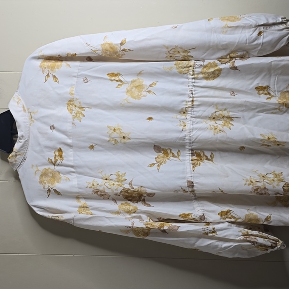 Women's Floral Long Sleeve Uility Midi Shirt Dress Woolrich x Target XL - Picture 14 of 15